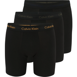 Calvin Klein Cotton Stretch Boxer Briefs 3-pack - Black