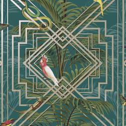 Holden Congo Teal Wallpaper wilko