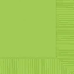 Amscan 5 in. x 5 in. Kiwi Green Beverage Napkins (600-Piece)