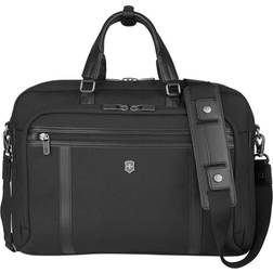 Victorinox Werks Pro 15-inch Cordura Laptop Briefcase, Black, 5.9 x 17.7 x 12.2 in, Laptop Briefcase