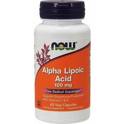 Now Foods ALPHA-LIPOIC ACID 100 mg VITAMIN C & E 60 stk 60 stk