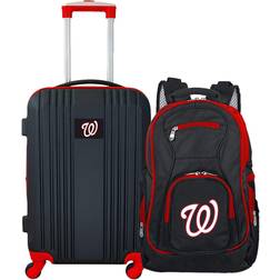 Mojo Black Washington Nationals 2-Piece Luggage & Backpack Set