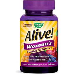 Alive Nature's Way Women's Gummy Vitamins Fruit Flavors 60ct