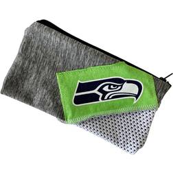 Refried Apparel Seattle Seahawks Sustainable Upcycled Zipper Pouch