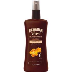 Hawaiian Tropic Island Tanning Dry Spray Oil Coconut Oil SPF 6
