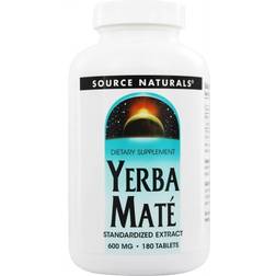 Source Naturals Yerba Mate Standardized Extract 600 mg. 180 Tablets