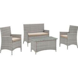 modway Bridge Outdoor Lounge Set