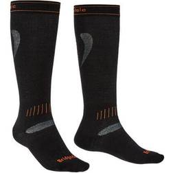 Bridgedale Ski Ultra Fit Sock Black/Orange