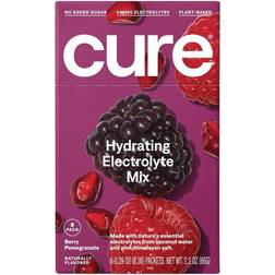 Cure Hydrating Electrolyte Vegan Mix Box Berry Pomegranate 8ct