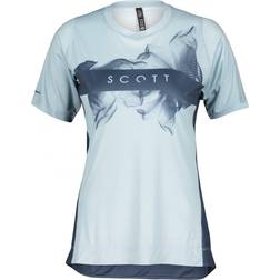 Scott Trail Vertic S/S Shirt - Glade Green/Crystal Pink