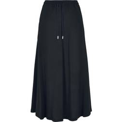 Urban Classics Viscose Midi Skirt - Black