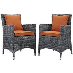 modway Summon 2-pack Garden Dining Chair