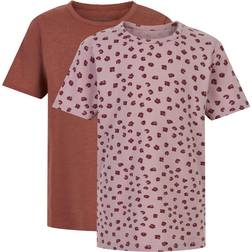Minymo T-shirts (2-pack) Basis/Violet Ice