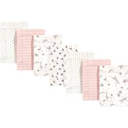 Hudson Flannel Burp Cloths Paris 7-pack