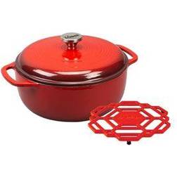 Lodge Cast Iron med lokk 5.678 L