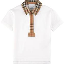 Burberry Johane Logo Polo Shirt - White