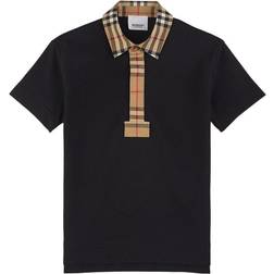 Burberry Johane Logo Polo Shirt - Black