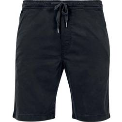 Urban Classics Stretch Twill Jogging Shorts - Black