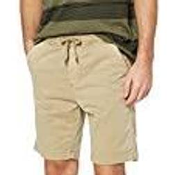 Urban Classics Stretch Twill Jogging Shorts - Sand