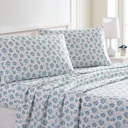 Modern Threads Printed Bed Sheet Blue (259.08x228.6cm)