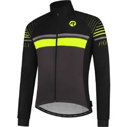 Rogelli Hero Cycling Jacket Men - Grey/Black/Fluor