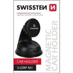 Swissten S-GRIP M1 Premium Universal Window Holder with Magnet and 360 Rotation Juodas
