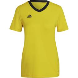 adidas Entrada 22 T-Shirt - Gul/Sort