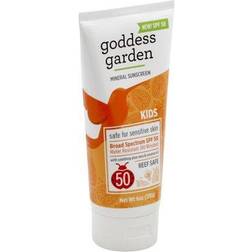 Goddess Garden 237488 SPF 50 Kids Mineral Sunscreen Lotion Tube for Sensitive Skin