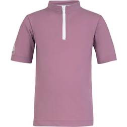 Petit Crabe Max Half Zip Swim Shirt - Heather