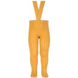 Condor Rib Tights with Braces - Mustard