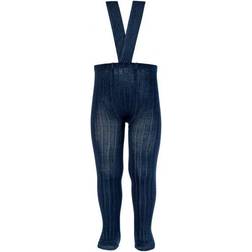 Condor Rib Tights with Braces - Blue (24161-480)