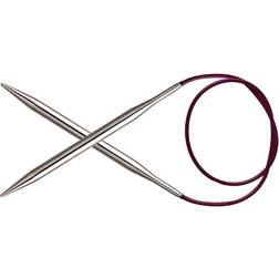 Knitpro 150 cm x 3.5 mm Nova Fixed Circular Needles, Silver