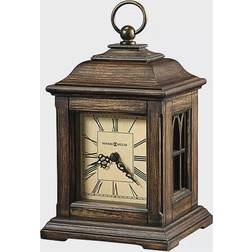 Howard Miller Talia Mantel Clock in Antique Oak Table Clock 6"