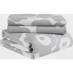 Marimekko Unikko Duvet Cover Gray (269.24x233.68cm)