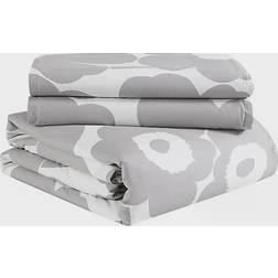 Marimekko Unikko Påslakan Grå (233.68x223.52cm)
