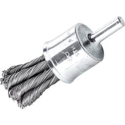 Lessmann Knot End Brush with Shank 29mm, 0.35 Steel Wire