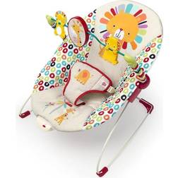 Bright Starts Playful Pinwheels Vibrating Bouncer In Yellow Yellow Bouncer