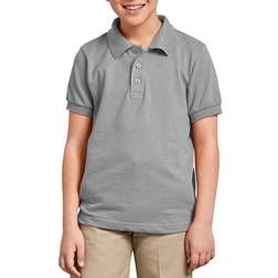 Dickies Kids' Pique Polo Shirt - Gray