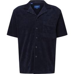 Eton Terry Resort Shirt - Blue