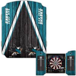 NHL San Jose Sharks Dartboard Cabinet