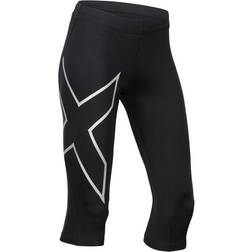 2XU Core Compression 3/4 Tights - Black/Silver