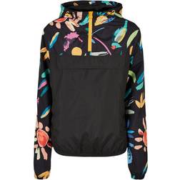 Urban Classics Ladies Mixed Pull Over Jacket Vindjacka Dam flerfärgad