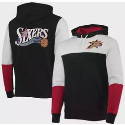 Mitchell & Ness Philadelphia 76ers Hardwood Classics Fusion 2.0 Colorblock Pullover Hoodie Sr