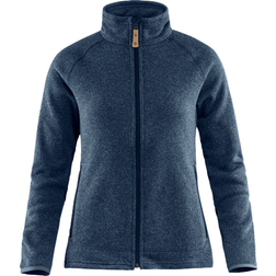 Fjällräven Women's Övik Fleece Zip Sweater - Navy