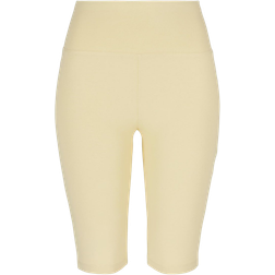 Urban Classics Ladies Organic Stretch Jersey Cycle Shorts - Softyellow