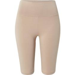 Urban Classics Ladies Organic Stretch Jersey Cycle Shorts - Softtaupe