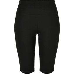 Urban Classics Ladies Organic Stretch Jersey Cycle Shorts - Black