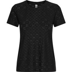 JDY Cathinka Tag Short Sleeve T-shirt - Black