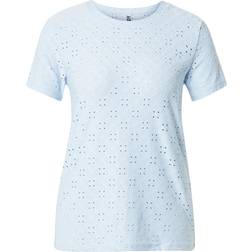 JDY Cathinka Tag Short Sleeve T-shirt - Kentucky Blue