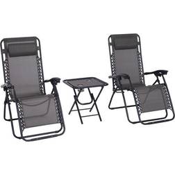 OutSunny 3-pcs - Black